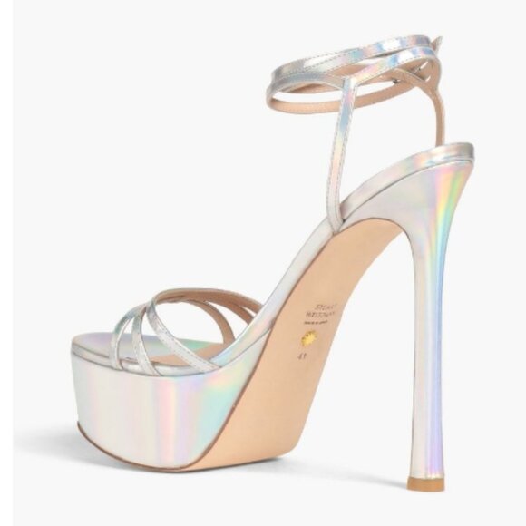 Stuart Weitzman - Soiree Platform Sandals | Women's 7 B - Picture 4 of 5
